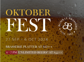 Celebrate OktoberFest with Bombay Brasserie