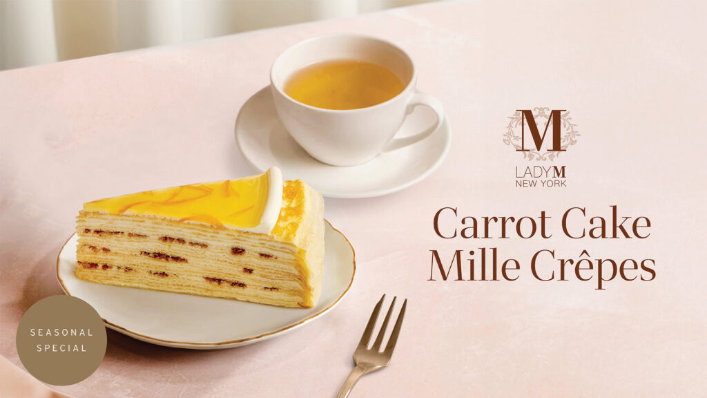 LADY M: Seasonal Carrot Cake Mille Crêpes