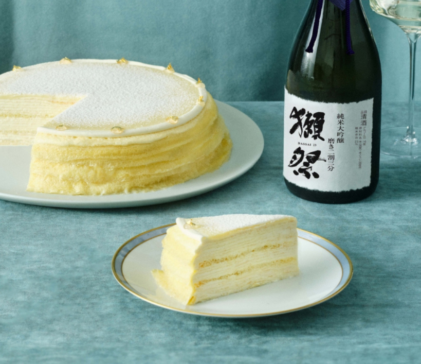 Lady M Seasonal Cake Dassai Sake Mille Crêpes